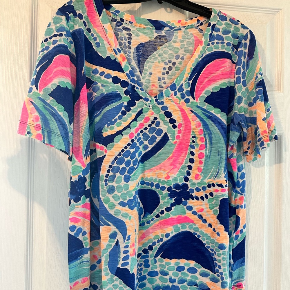 Lilly Pulitzer Etta T shirt size Xl